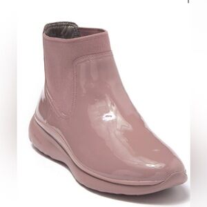 COLE HAAN 3 ZEROGRAND CHELSEA BOOTS WOMENS TWILIGHT MAUVE PATENT